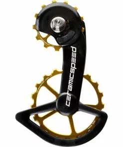 CeramicSpeed OSPW System Road Shimano RD-R9250 Di2/Ultegra RD-R8150 Di2 Gold Coated Schaltwerkrädchen-System