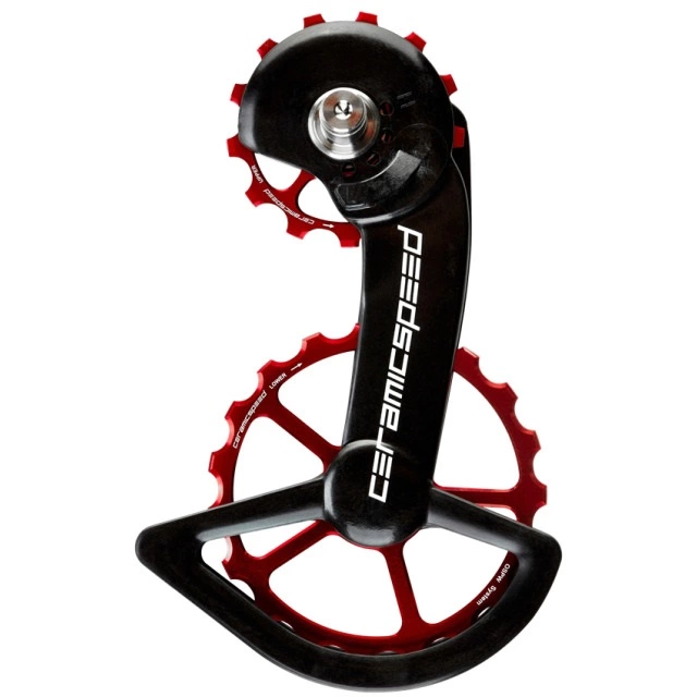 CeramicSpeed OSPW System Road Shimano RD-R9250 Di2/Ultegra RD-R8150 Di2 Red Coated Schaltwerkrädchen-System 1 CeramicSpeed OSPW System Road Shimano RD-R9250 Di2/Ultegra RD-R8150 Di2 Red Coated Schaltwerkrädchen-System