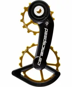 CeramicSpeed OSPW System Road Sram Red/Force AXS Gold Coated Schaltwerkrädchen-System