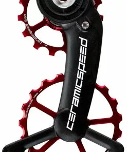 CeramicSpeed OSPW System Road Sram Red/Force AXS Red Coated Schaltwerkrädchen-System