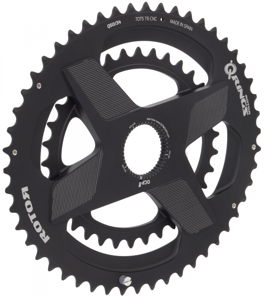 Rotor ALDHU Doppelkettenblatt Oval 50-34 Zähne 2 Rotor ALDHU Doppelkettenblatt Oval 50-34 Zähne – Bild 2