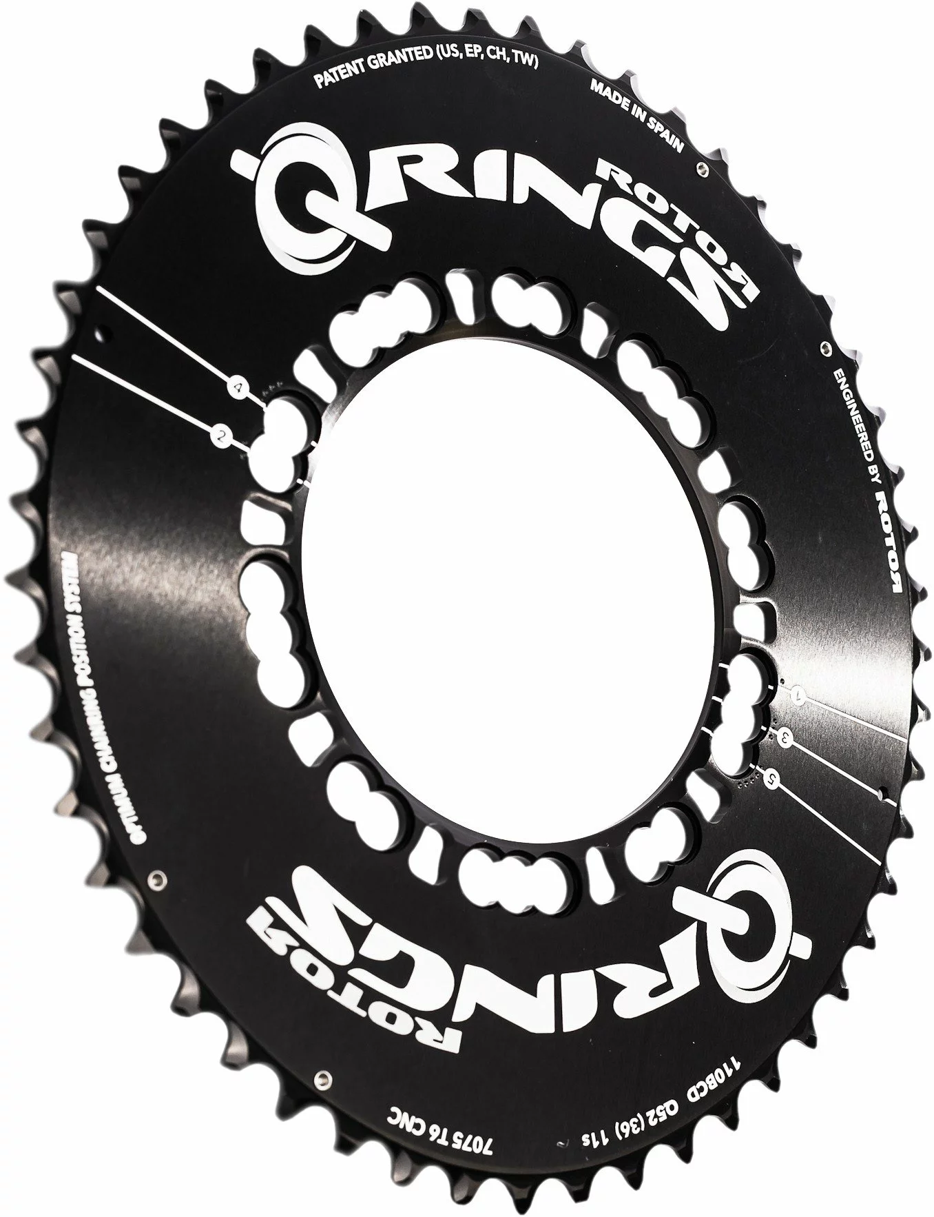 Rotor Q-Rings Aero 110 X 5 53 Zähne Kettenblatt 1 Rotor Q-Rings Aero 110 X 5 53 Zähne Kettenblatt