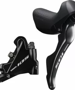 Shimano 105 ST-R7025/BR-R7070 11 Fach Schalthebel/Scheibenbremse Silky Black Hinten