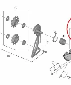 Shimano Dura Ace RD-R9150 Schaltwerkaufhängung Komplett