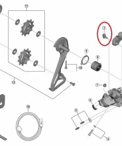 Shimano Dura Ace RD-R9250/Ultegra RD-R8150/Shimano 105 RD-R7150 Schaltwerk-Kabelführung