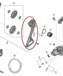 Shimano Dura Ace RD-R9250 Schaltwerk Leitblech Aussen