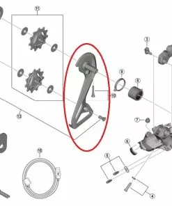 Shimano Dura Ace RD-R9250 Schaltwerk Leitblech Innen