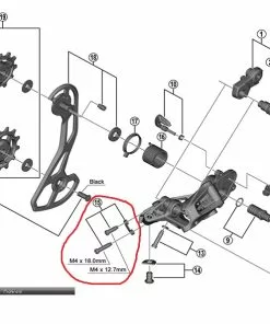 Shimano Ultegra RD-R8000/GRX RD-RX810 Schaltwerk Anschlagschrauben
