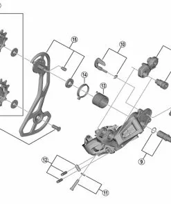 Shimano GRX RD-RX815/RX810 Schaltwerk Leitblech Innen