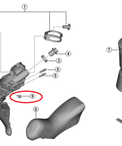 Shimano Dura Ace ST-R9270/Ultegra ST-R8170 Disc Schalt/Bremshebel Schraube Batteriefach