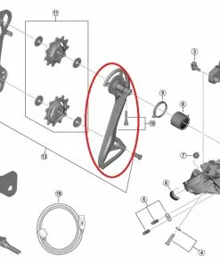 Shimano Ultegra RD-R8150 Schaltwerk Leitblech Aussen