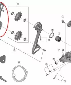 Shimano Ultegra RD-R8150 Schaltwerk Leitblech Innen