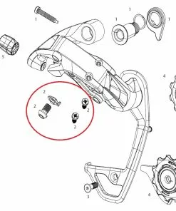Sram Force 22 Rear Derailleur Cable Anchor/Limit Screws