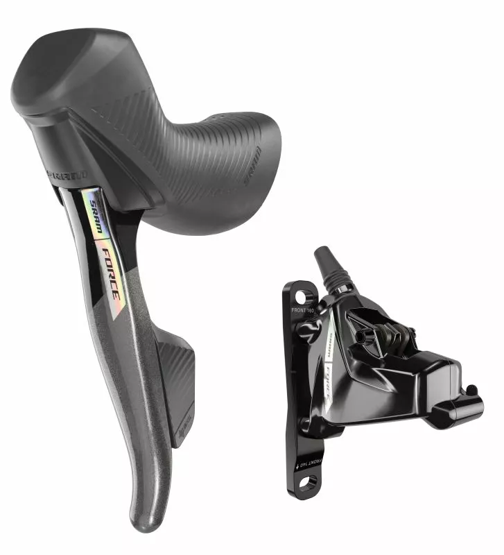 Sram Force ETap AXS™ HRD Flat Mount 12fach Black/iridescent Schalthebel/Scheibenbremse Vorne 1 Sram Force ETap AXS™ HRD Flat Mount 12fach Black/iridescent Schalthebel/Scheibenbremse Vorne