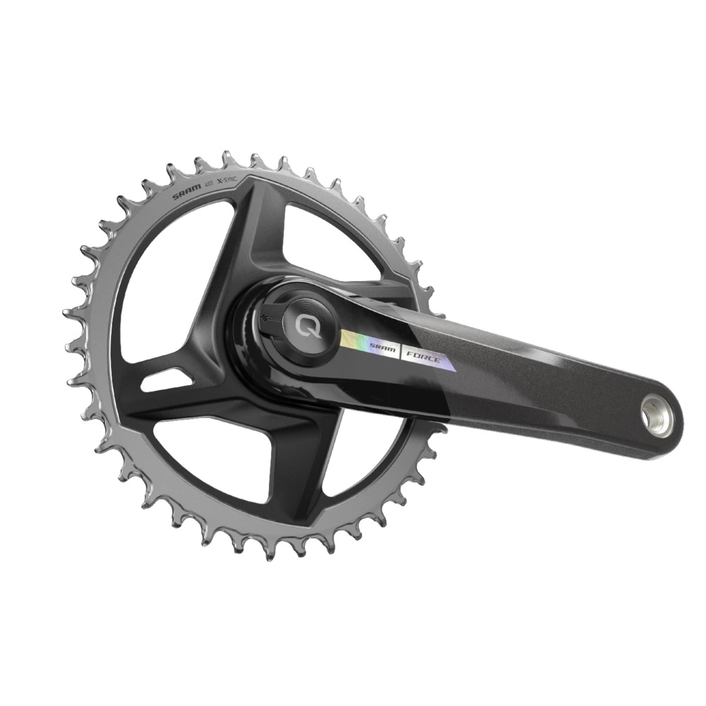 Sram Force Wide AXS Powermeter DUB 1x12 40 Zähne 170mm Black/iridescent Kurbelgarnitur 2 Sram Force Wide AXS Powermeter DUB 1x12 40 Zähne 170mm Black/iridescent Kurbelgarnitur – Bild 2