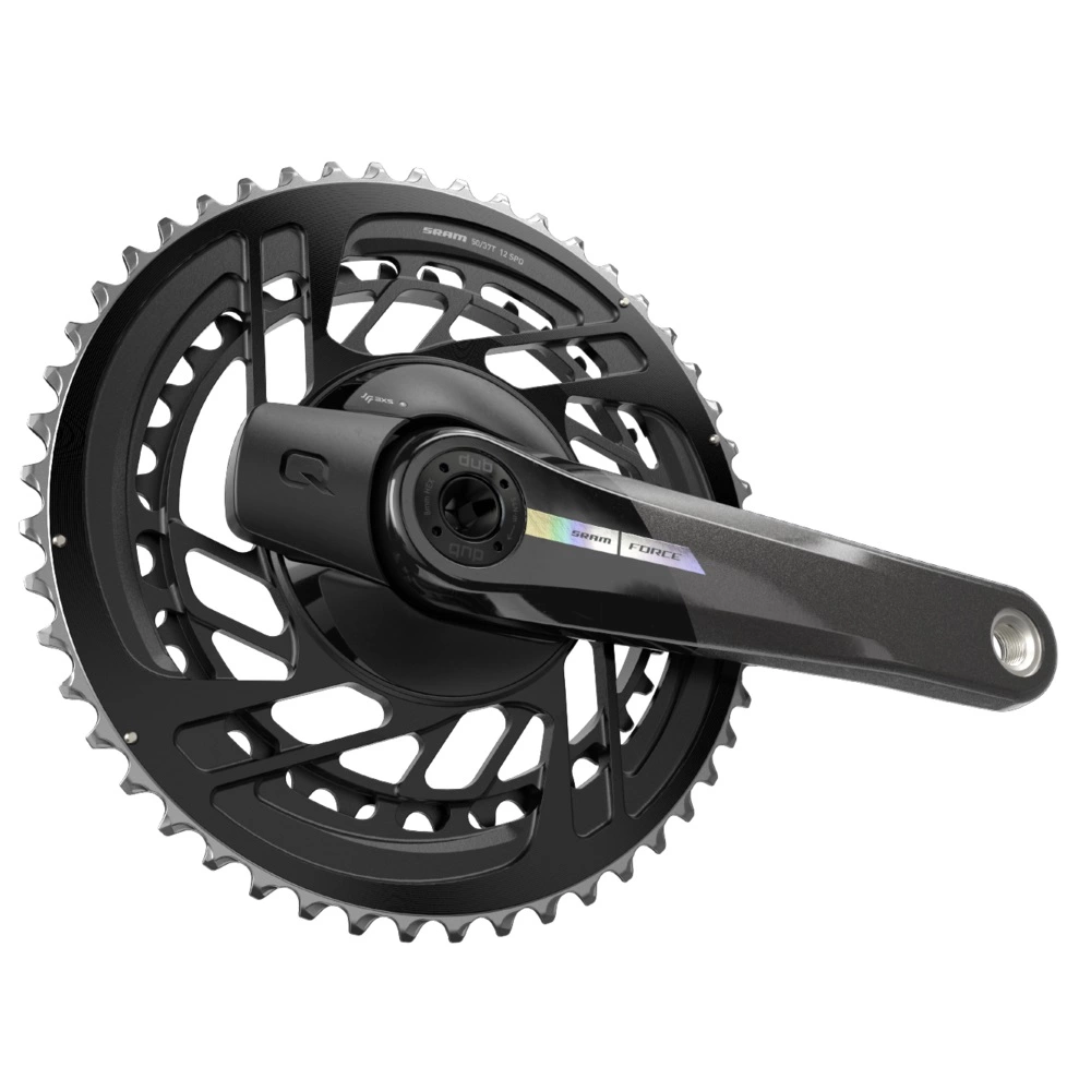 Sram Force AXS Powermeter DUB 2x12 50-37 172.5mm Black/iridescent Kurbelgarnitur 2 Sram Force AXS Powermeter DUB 2x12 50-37 172.5mm Black/iridescent Kurbelgarnitur – Bild 2