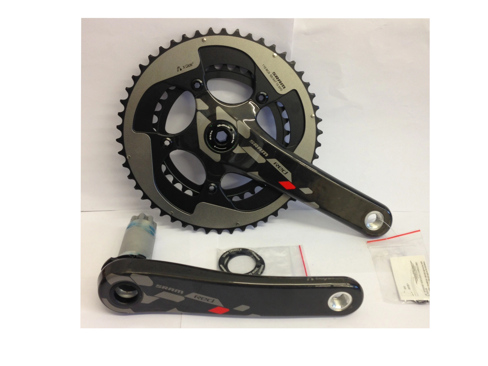 Sram RED Exogram BB30 2x10 53-39 175mm Kurbelgarnitur 1 Sram RED Exogram BB30 2x10 53-39 175mm Kurbelgarnitur