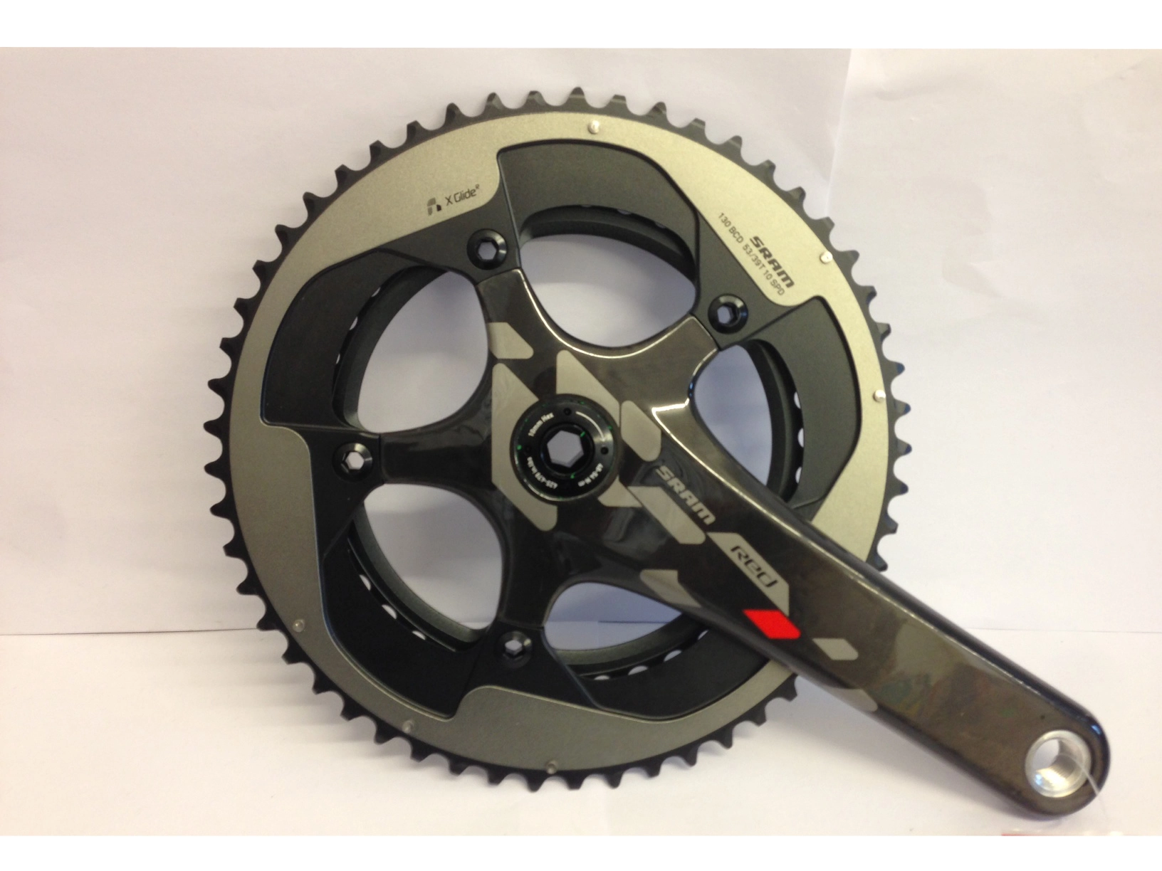 Sram RED Exogram BB30 2x10 53-39 175mm Kurbelgarnitur 2 Sram RED Exogram BB30 2x10 53-39 175mm Kurbelgarnitur – Bild 2