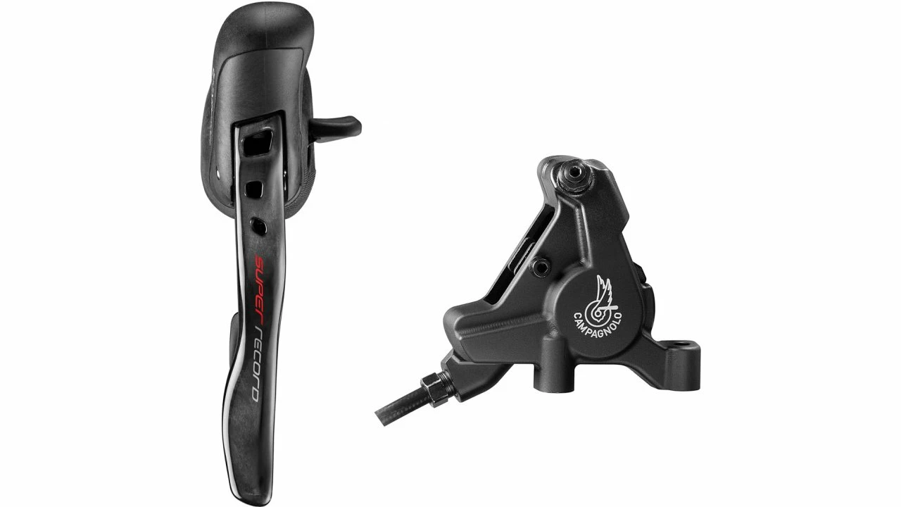 Campagnolo® Campagnolo Super Record Schalthebel/Scheibenbremse Hinten 2x12 Flat Mount 160mm 1 Campagnolo® Campagnolo Super Record Schalthebel/Scheibenbremse Hinten 2x12 Flat Mount 160mm