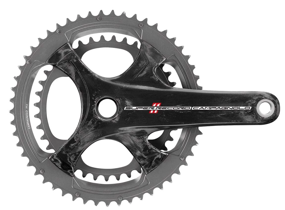 Campagnolo® Campagnolo Super Record 2fach 50-34 172.5mm Kurbelgarnitur 1 Campagnolo® Campagnolo Super Record 2fach 50-34 172.5mm Kurbelgarnitur