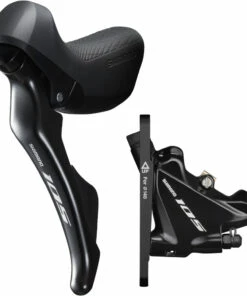 Shimano 105 ST-R7025/BR-R7070 2 Fach Schalthebel/Scheibenbremse Silky Black Vorne