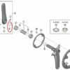 Shimano Dura Ace FC-R9200/Ultegra FC-R8100 Kurbel O-Ring