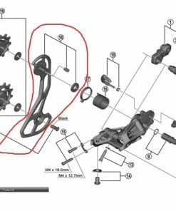 Shimano GRX RD-RX810 Schaltwerk Leitblech Aussen