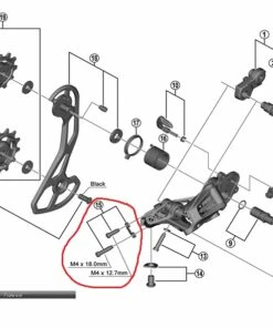 Shimano Ultegra RD-R8000/GRX RD-RX810 Schaltwerk Anschlagschrauben