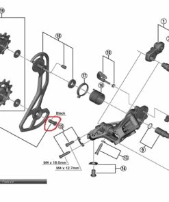 Shimano GRX RD-RX810/RX812 Schaltwerkrädchen-Schrauben
