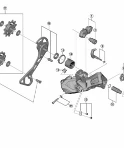 Shimano GRX RD-RX817 Schaltwerk Leitblech Innen