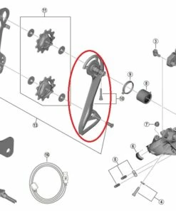 Shimano Ultegra RD-R8150 Schaltwerk Leitblech Aussen