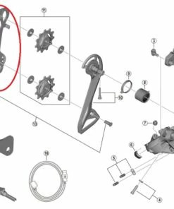 Shimano Ultegra RD-R8150 Schaltwerk Leitblech Innen